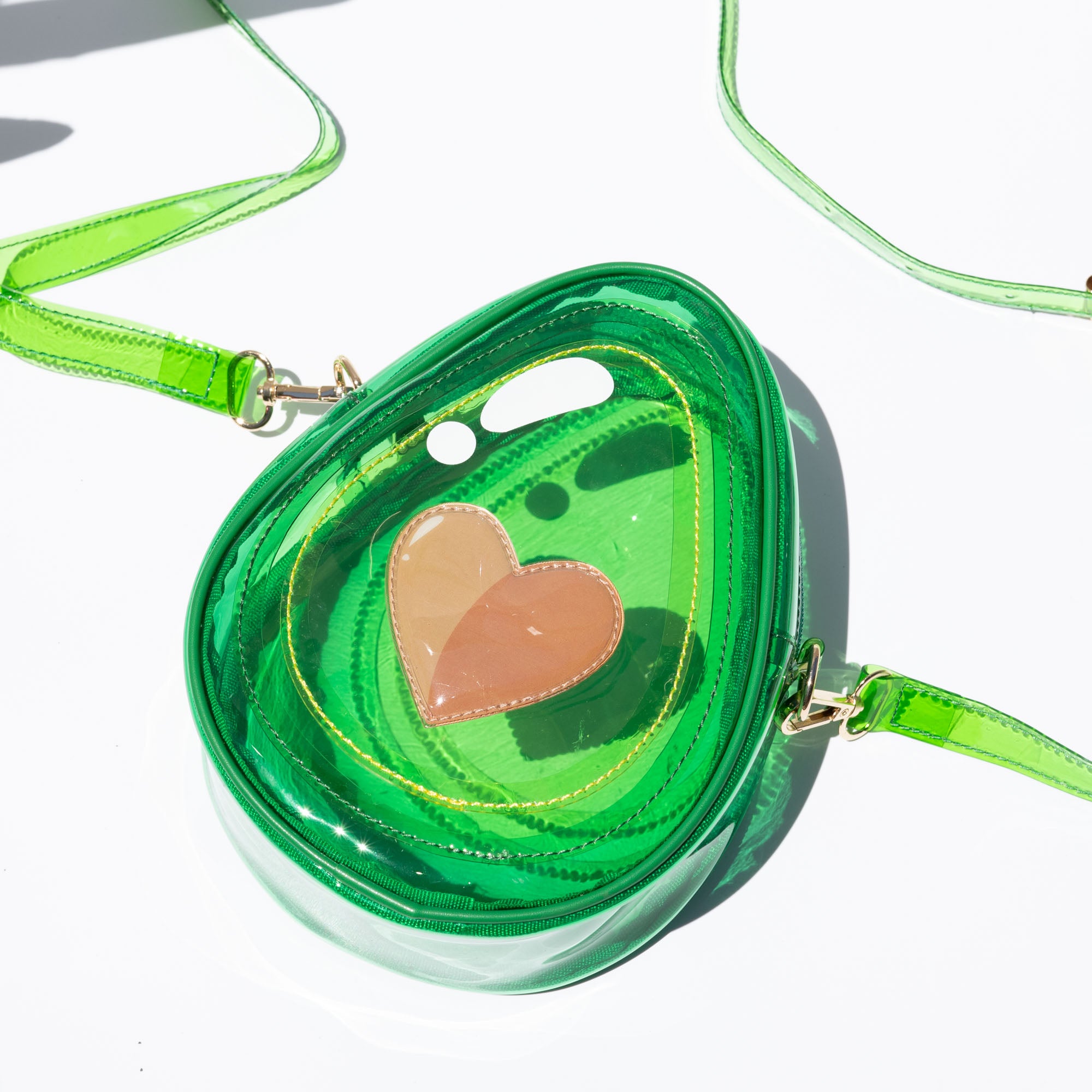 Green Neon Small Jelly Bag