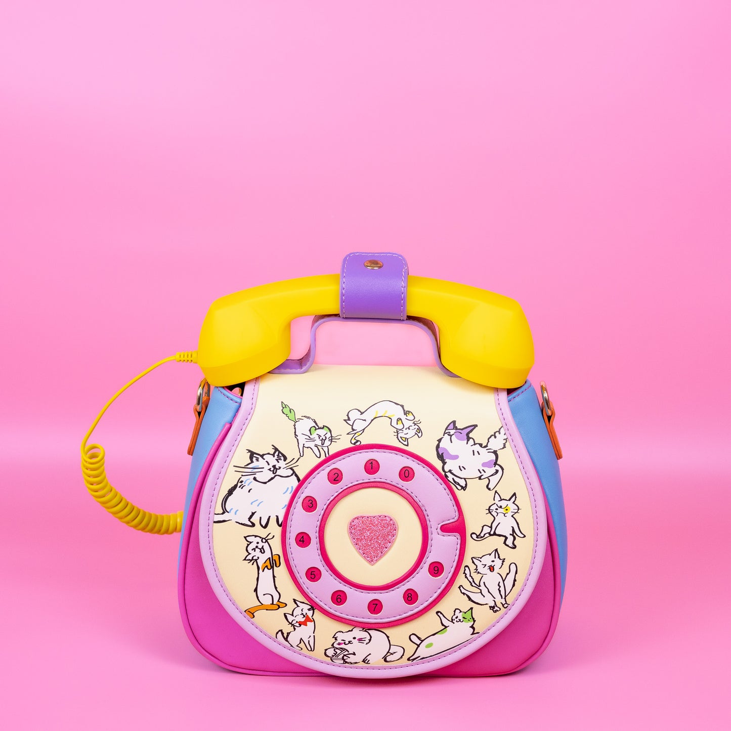 Ring Ring Phone Convertible Handbag - Cat