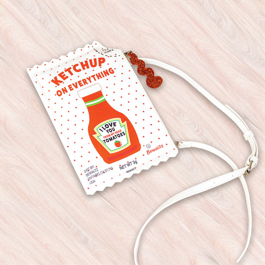 Sauce Packet Crossbody-Ketchup