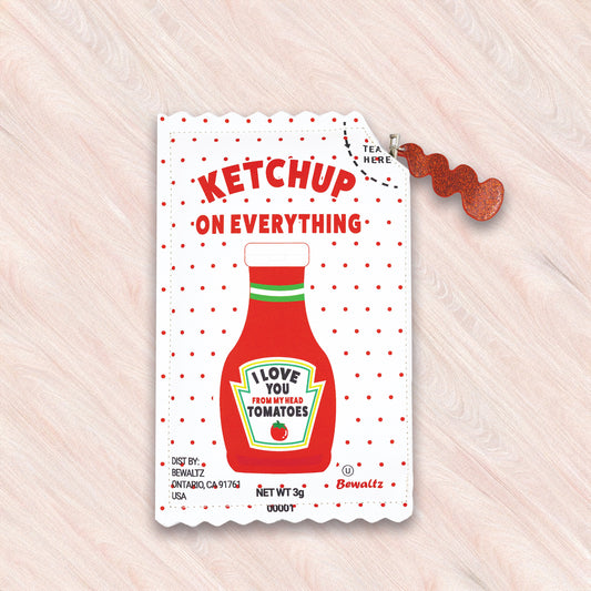 Sauce Packet Crossbody-Ketchup