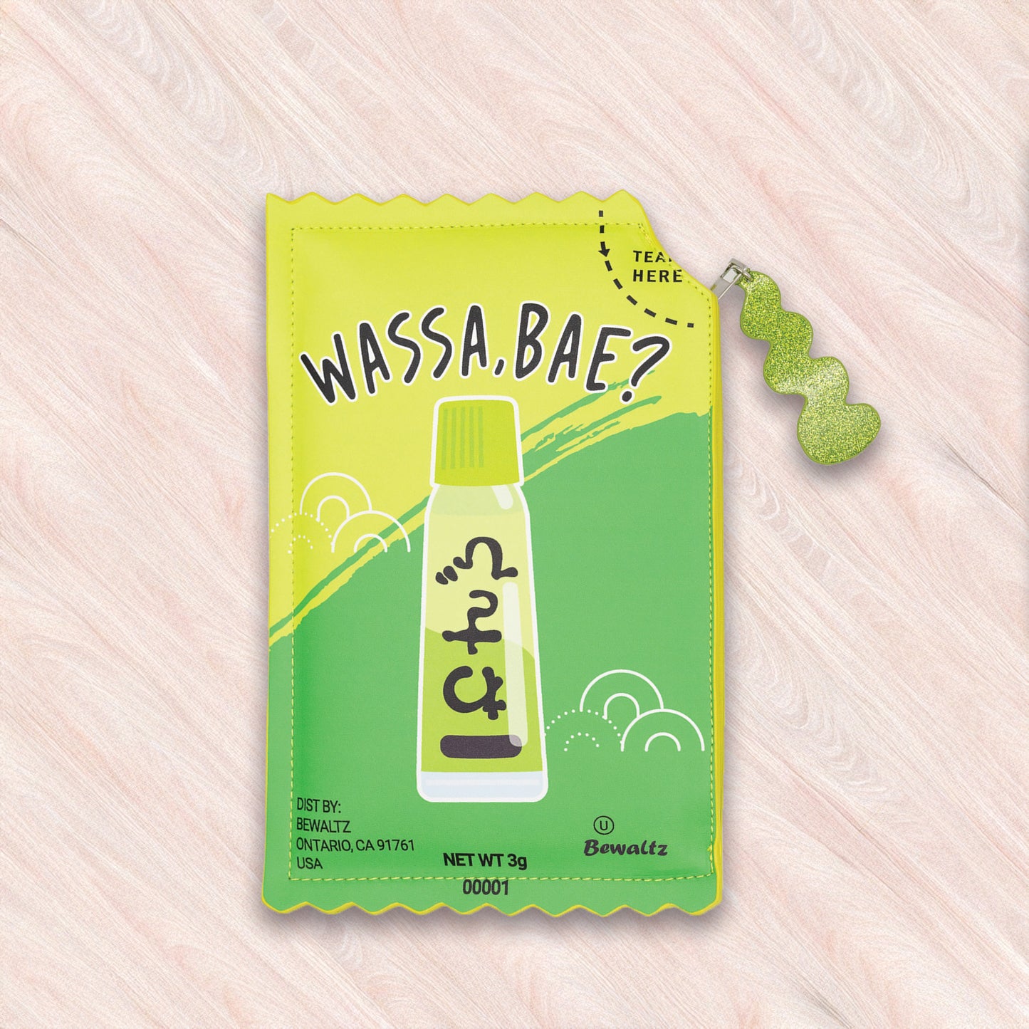 Sauce Packet Crossbody-Wasabi