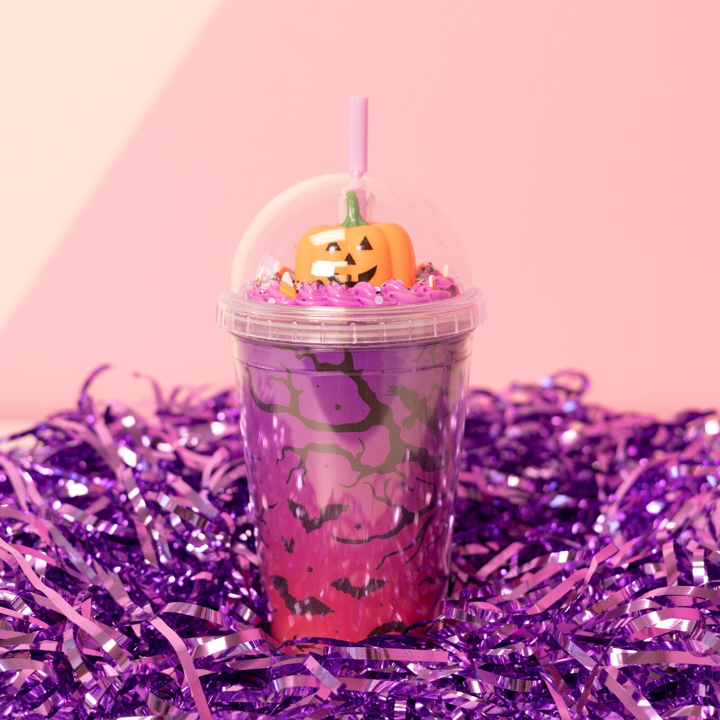 Halloween Luminous Tumbler With Lid And Straw Glow In The - Temu