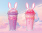 Sakura Bunny Tumbler-Pink