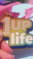 Glitter Metal Keychain -One Up Life