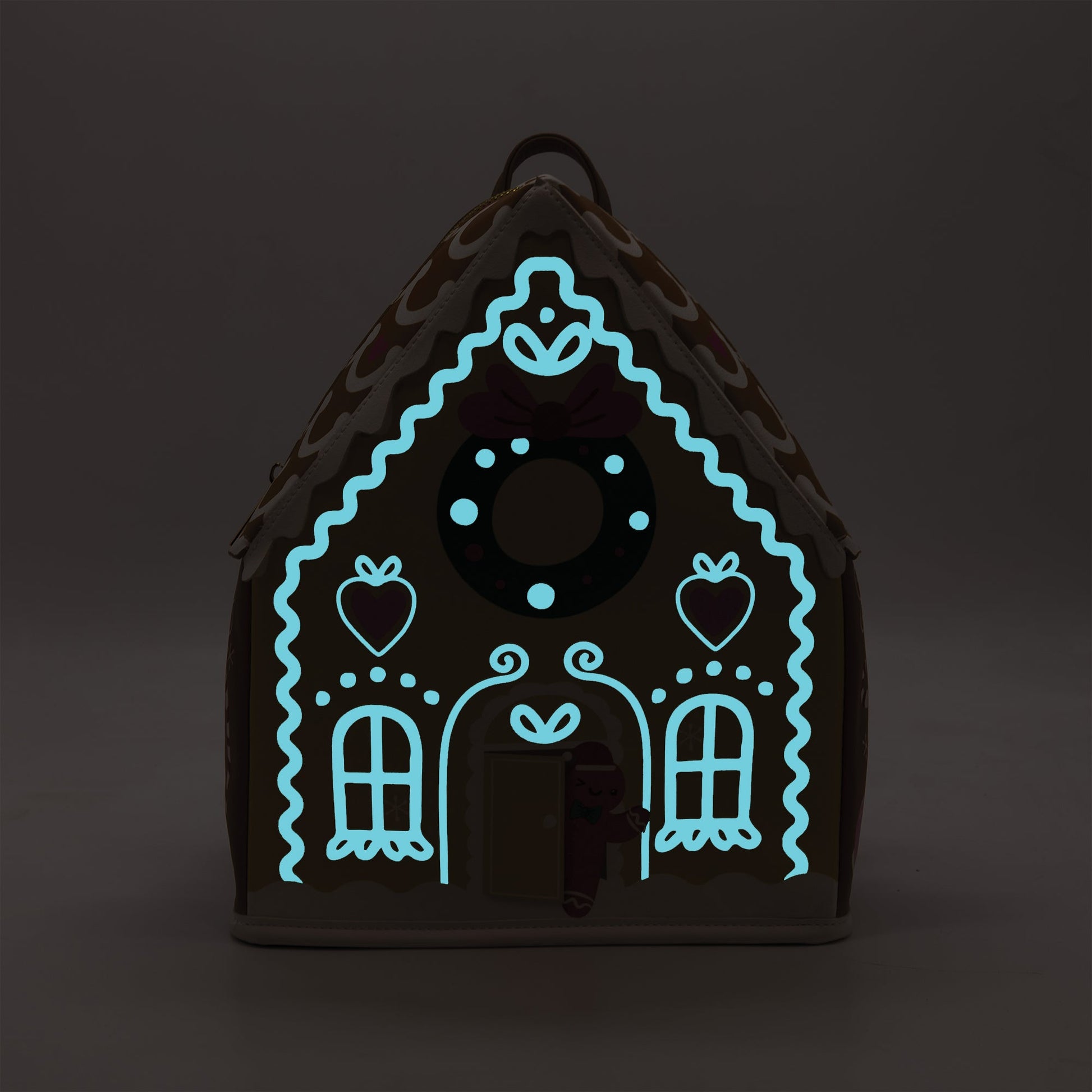 Glow-in-the-Dark Gingerbread House Backpack – Bewaltz