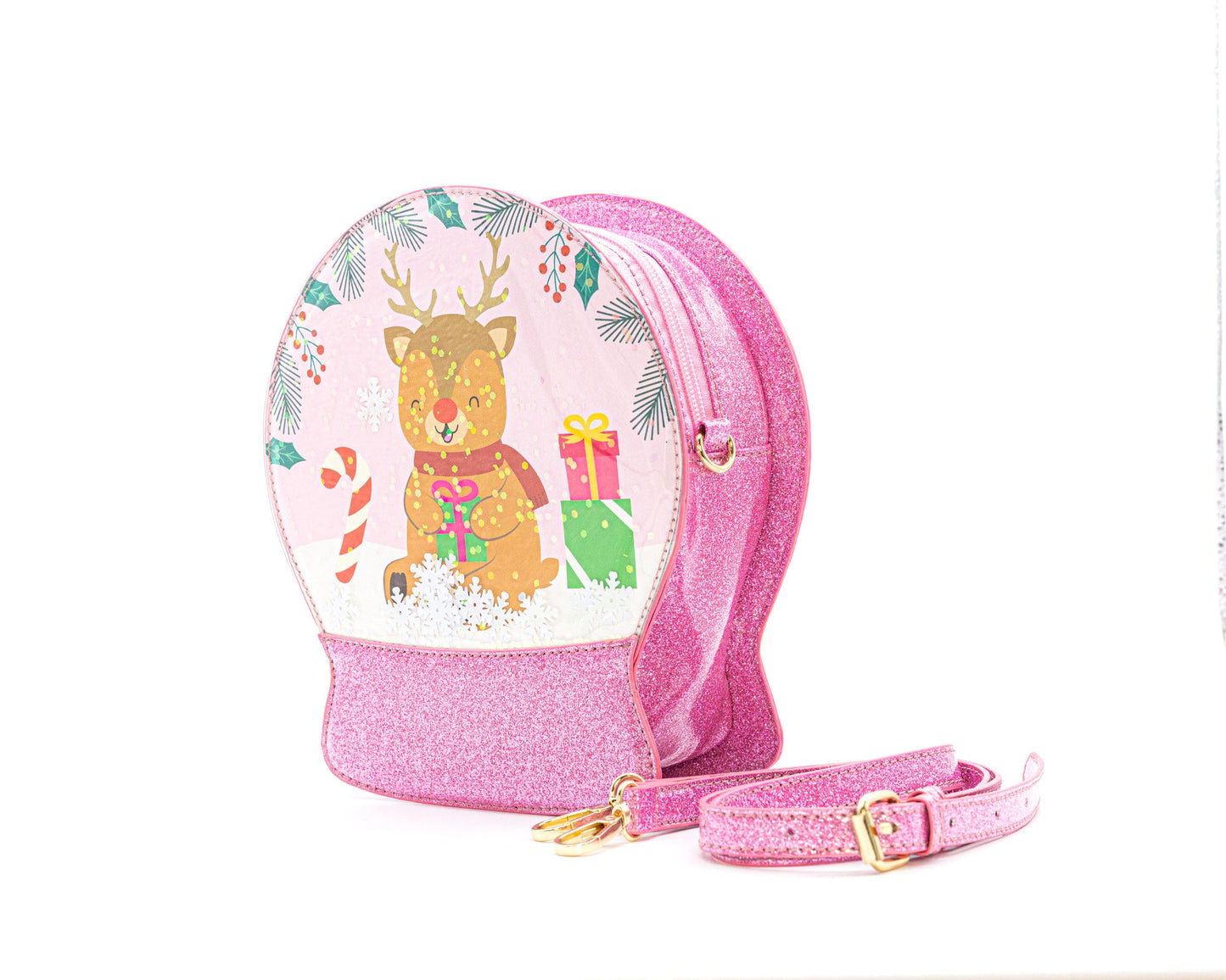 Snowglobe Handbag - Reindeer Cheer